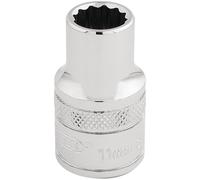 Draper 1/2" Drive Hi Torq Bi Hexagon Socket Metric 1/2" 11mm