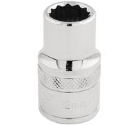 Draper 1/2" Drive Hi Torq Bi Hexagon Socket Metric 1/2" 12mm