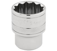 Draper Expert 33372 Hi-Torq® 12 Point Socket 1/2in Sq. Dr. 24Mm each