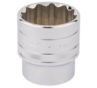 Draper HI-TORQ® 12 Point Socket, 1/2"" Sq. Dr., 1.1/4""