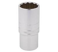 Draper Expert 33841 Hi-Torq® 12 Point Deep Socket 1/2in Sq. Dr. 27Mm each
