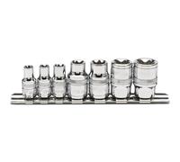 Draper TX-STAR® Socket Set, 1/4"" and 3/8"" Sq. Dr. (7 Piece)