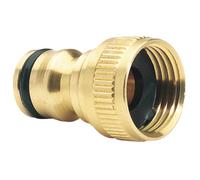 Draper Expert Brass Hose Pipe Tap Connector 1/2" / 12.5mm Pack of 1