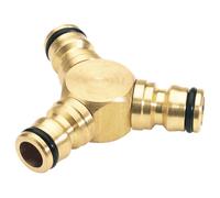 Brass 3 Way Connector