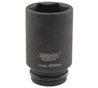 Draper Expert 40mm 3/4"D 6 Point Deep Impact Socket Metric HI-TORQ 05071