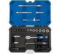 Draper 16479 1/4-Inch Square Drive Multi-Drive Socket 43 Piece Set