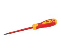 Draper Fully Insulated Plain Slot Screwdriver 952B – Blue, 4 x 100 mm (Sold Loose)