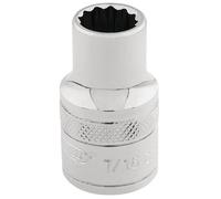 Draper Expert 49018 Hi-Torq® 12 Point Socket 3/8in Sq. Dr. 7/16in each