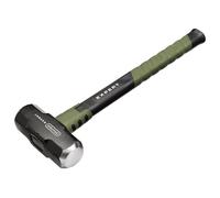 Draper Expert 4lb Steel Core Sledgehammer - 1.8kg Heavy-Duty Forged Steel Head, Fibreglass Handle, Shock-Absorbing Grip - Industrial Trade Quality Tool