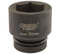 Draper Expert 5123 43mm 1-inch Square Drive Hi-Torq 6-Point Impact Socket