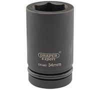 Draper Expert 05148 Expert Hi-Torq® 6 Point Deep Impact Socket 1in Sq. Dr. 34Mm each