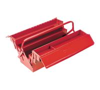 Draper Extra Long Four Tray Cantilever Tool Box (22 Litres) - Red