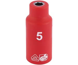 Draper Expert 5MM VDE 1/4" Insul. Socket - 31164