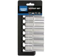 Draper Expert 6 Piece 1/2" Drive Deep Hex Socket Set Metric