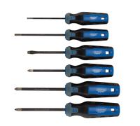 Draper Expert 6 Piece Diamond Tipped Soft Grip SL/PH/PZ Screwdriver Set 95162