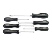 Draper 6 Piece Mechanics Slot Slotted Plain Cross Phillips PZ Screwdriver Set