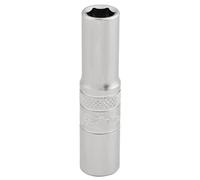 Draper Expert 6 Point Deep Socket Chrome Vanadium Steel 1/4" Square Drive 7mm