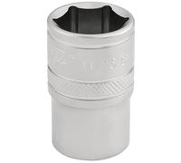 Draper Expert 6 Point Imperial Socket 1/2" Square Drive 11/16" Silver Hand Tool