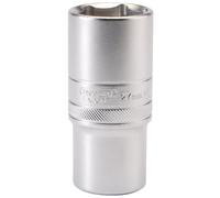 Draper Expert 6 Point Metric Deep Socket 1/2" Square Drive Chrome Plated 27mm