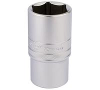 Draper Expert 6 Point Metric Deep Socket 1/2" Square Drive Chrome Plated 32mm
