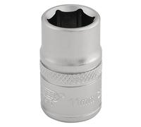 Draper Expert 6 Point Metric Socket 3/8" Square Drive Micro Satin Finish 11mm