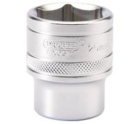 Draper Expert 6 Point Metric Socket Micro Satin Finish 1/2" Square Drive 25mm