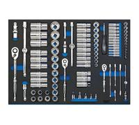 Draper Expert 63539 Socket Set In Full Plus Drawer Eva Insert Tray 1/4in 3/8in & 1/2in (96 Piece) per set