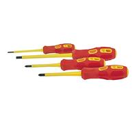Draper Expert 69233 4-Piece VDE Insulated Screwdriver Set , Blue