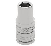 Draper Expert 6MM HEX Socket 1/4 DR-Pckd - 32453