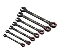 Draper Expert 7 Piece Hi-Torq Ratchet Combination Spanner Set