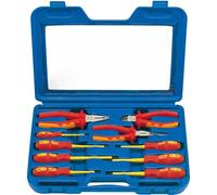 Draper expert 71155 10-Piece Set of VDE Insulated Pliers and Screwdrivers
