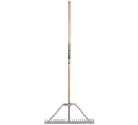 Draper Expert Landscaping Rake with Ash Shaft Gardening Maintenance Outdoor Use