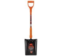 Draper 75169 Expert Taper Mouth Shovel Fully Insulated and Solid Forged,Orange,Black