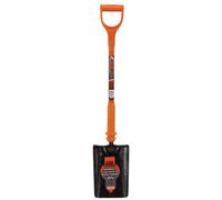 Draper 75173 Expert Trenching Shovel Fully Insulated and Solid Forged, Orange,Black