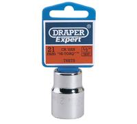 Draper Expert 76875 21 mm 1/2-Inch Square Drive Hi-Torq 12-Point Socket