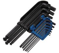 Draper Expert 9 Piece Ball End Hexagon Allen Key Set Metric