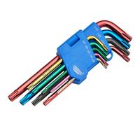 Draper Tx-Star® Security Coloured Hex. Key Set (9 Piece) Pk 1 24122