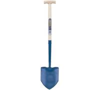Draper Contractors Round Mouth Shovel 960x240mm Heavy-Duty Solid Forged Ashwood Shaft T-Handle 10874