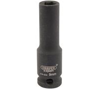 Draper Expert 3/8" Drive Hi Torq Deep Hexagon Impact Socket Metric 3/8" 9mm