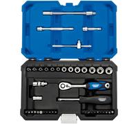 Draper 16479 1/4-Inch Square Drive Multi-Drive Socket 43 Piece Set