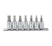 Draper Expert Ball End Hexagonal Socket Bit Set 3/8" Square Drive 48mm 7 Pieces