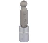 Draper Expert Ball End Hexagonal Socket Knurled Ring Bits 3/8" Square Drive 11mm