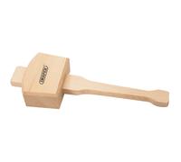 Draper Expert Beechwood Mallet Solid Head & Angled Striking Faces 480g/17oz