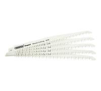 Draper Expert 02305 Expert 150Mm 6Tpi Bi-Metal Reciprocating Saw Blades For Wood Cutting - Pack Of 5 per pack