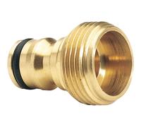 Draper Expert Brass Hose Pipe Accessory Connector 3/4" / 19mm Pack of 1