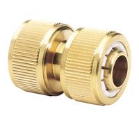 Draper Expert Brass Hose Pipe Repair Connector 3/4" / 19mm Pack of 1