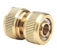 Draper Expert Brass Hose Pipe Repair Connector 1/2" / 12.5mm Pack of 1