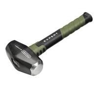 Draper Expert 4lb Club Hammer - 1.8kg Forged Steel Head, Steel Core Shaft, Fibreglass Overstrike Protection, Shock-Absorbing Non-Slip Grip - Heavy-Duty Trade Striking Tool