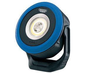 Draper Expert COB/SMD LED Wireless/USB Rechargeable Mini Flood Light, 7W, 670 Lumens, USB-C Cable Supplied