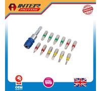 Draper Expert Coloured Screwdriver Bit Set With Magnetic Holder (13 Piece) 82401